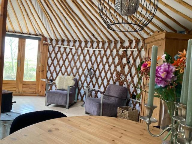 Bed and Breakfast Yurt Klyndobbe Veenwoudsterwal Exteriér fotografie
